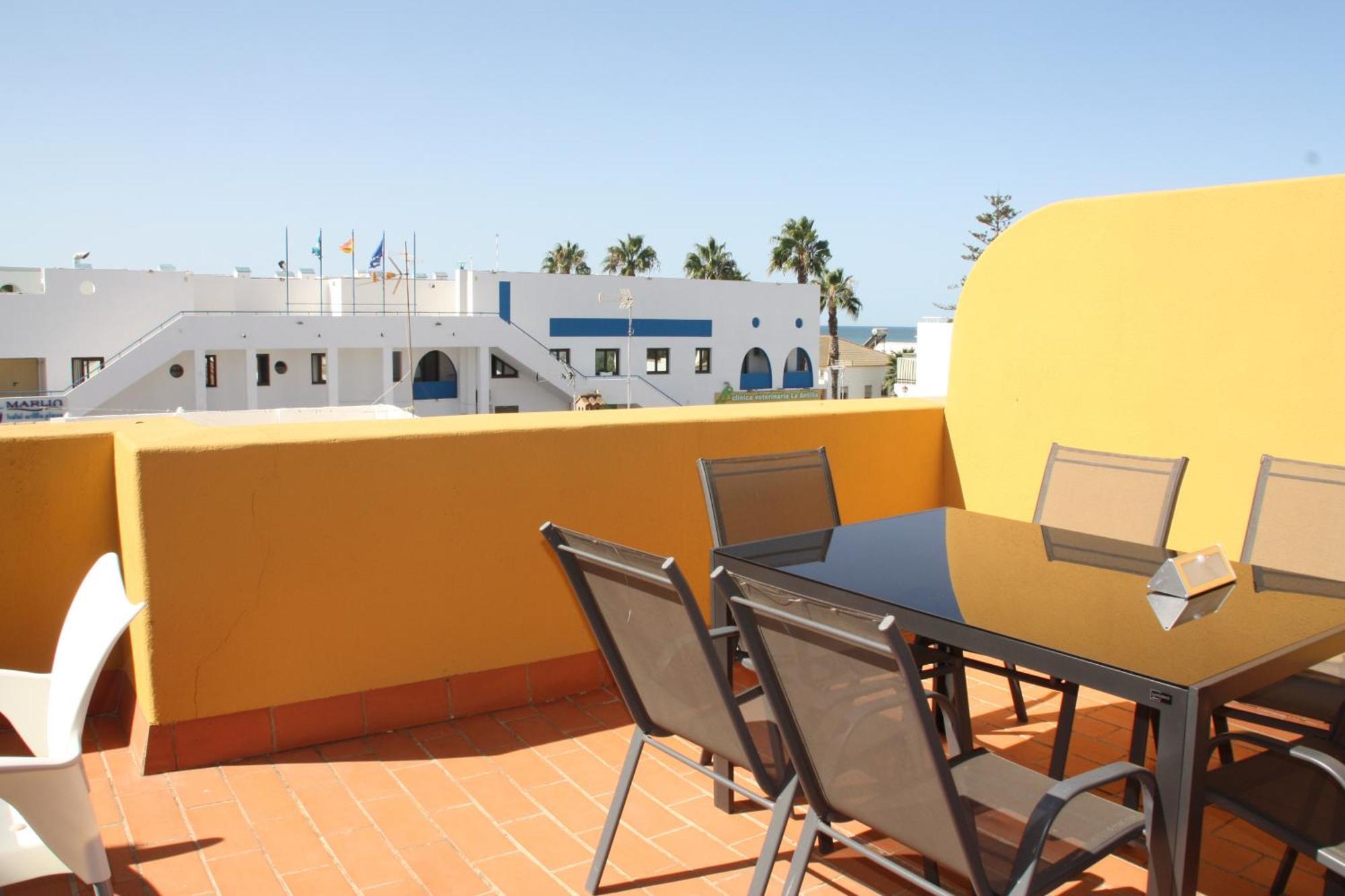 Atico Duplex 2 Linea De Playa En La Antilla Exterior foto